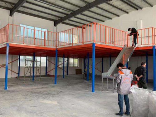 佛山市趣绒玩具阁楼平台案例